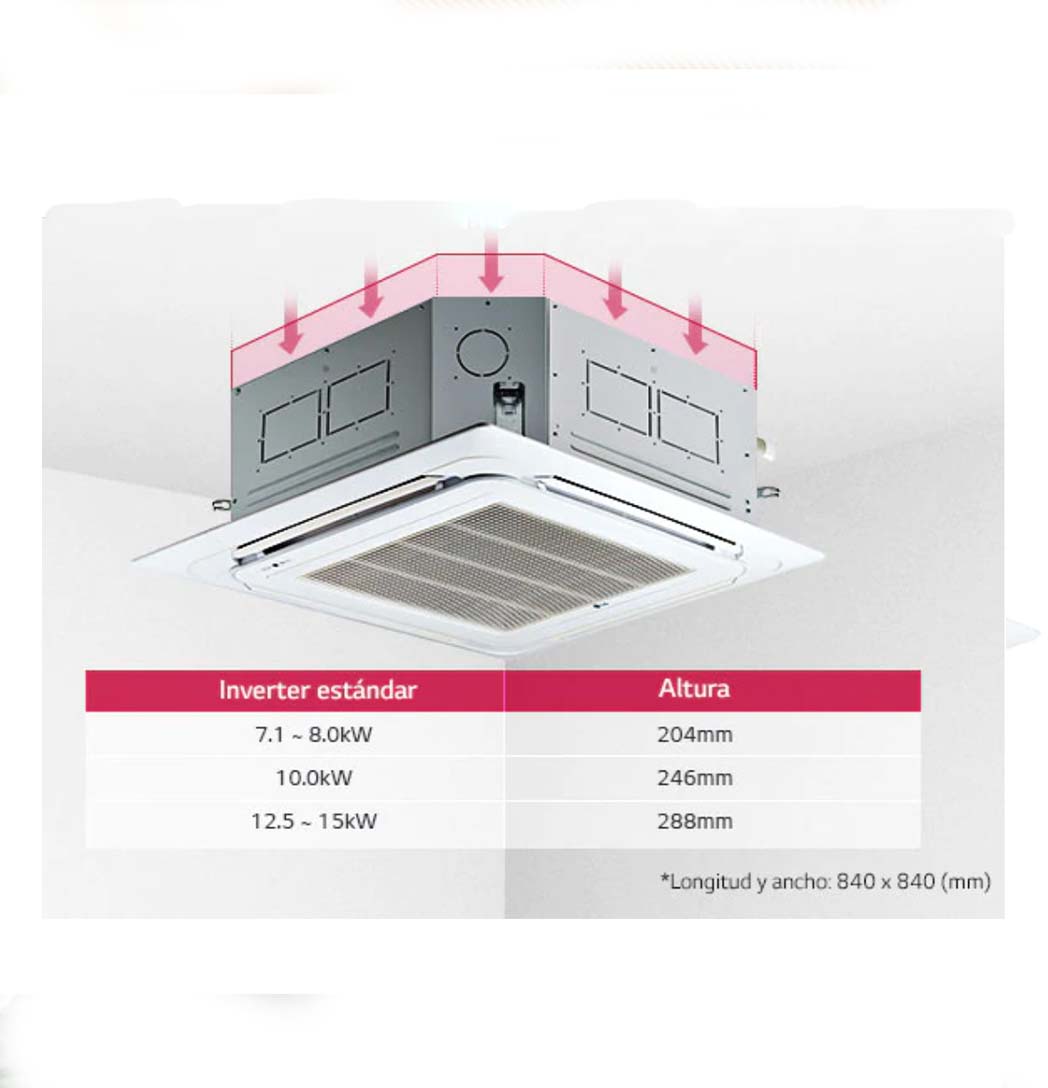 LG Cassette Aire Acondicionado Techo - Inverter